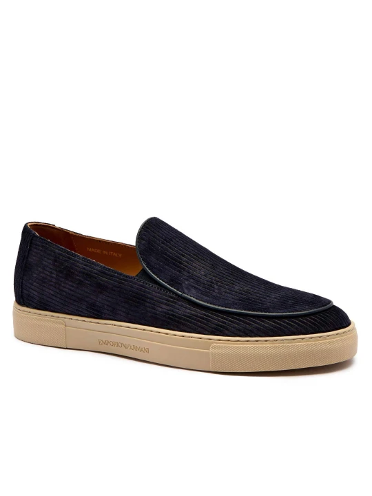 Zdjęcie produktu Emporio Armani Slip on | zamsz granatowy