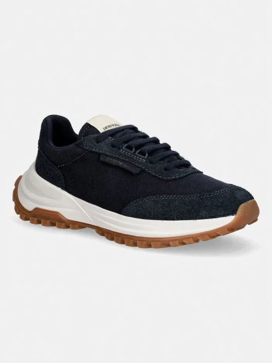 Zdjęcie produktu Emporio Armani sneakersy męskie zamszowe granatowy