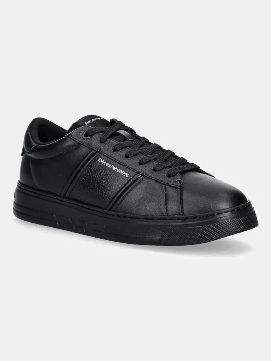 Zdjęcie produktu Emporio Armani sneakersy skórzane czarny