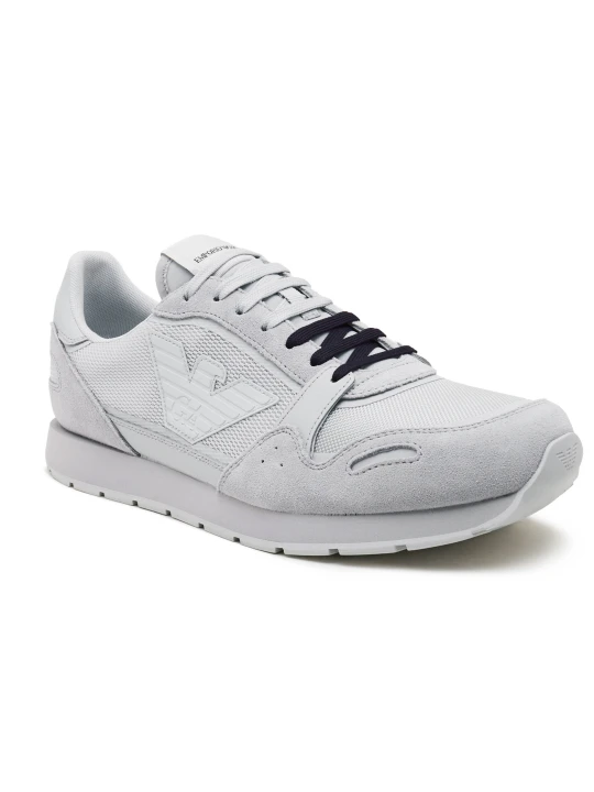 Zdjęcie produktu Emporio Armani Sneakersy | z dodatkiem skóry szary