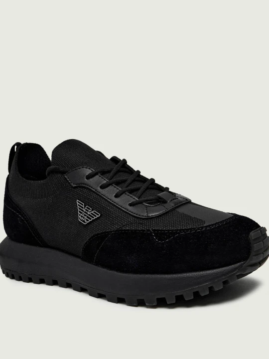 Zdjęcie produktu Emporio Armani Sneakersy | zamsz czarny