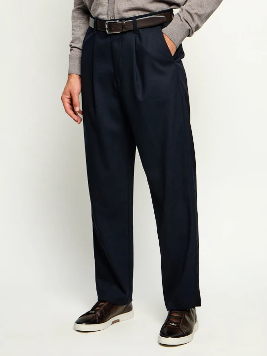 Zdjęcie produktu Emporio Armani Spodnie | flare fit | z dodatkiem wełny
