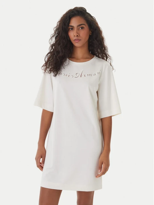 Zdjęcie produktu Emporio Armani Sukienka codzienna EW000618 AF20243 U1131 Biały Regular Fit