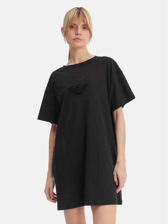 Zdjęcie produktu Emporio Armani Sukienka codzienna EW004078 AF20244 UC001 Czarny Regular Fit