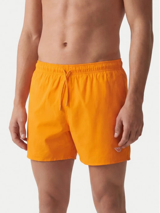 Zdjęcie produktu Emporio Armani Szorty kąpielowe EM000583 AF20424 U3077 Pomarańczowy Regular Fit