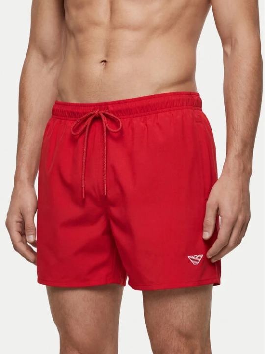 Zdjęcie produktu Emporio Armani Szorty kąpielowe EM000583 AF20424 U5064 Czerwony Regular Fit