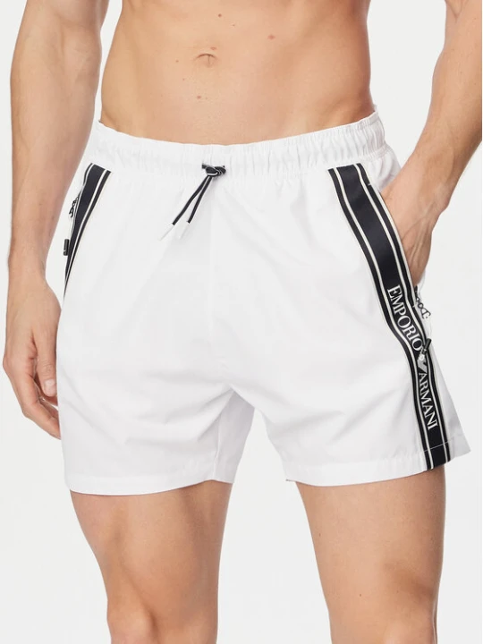 Zdjęcie produktu Emporio Armani Szorty kąpielowe EM000583 AF20426 U0002 Biały Regular Fit