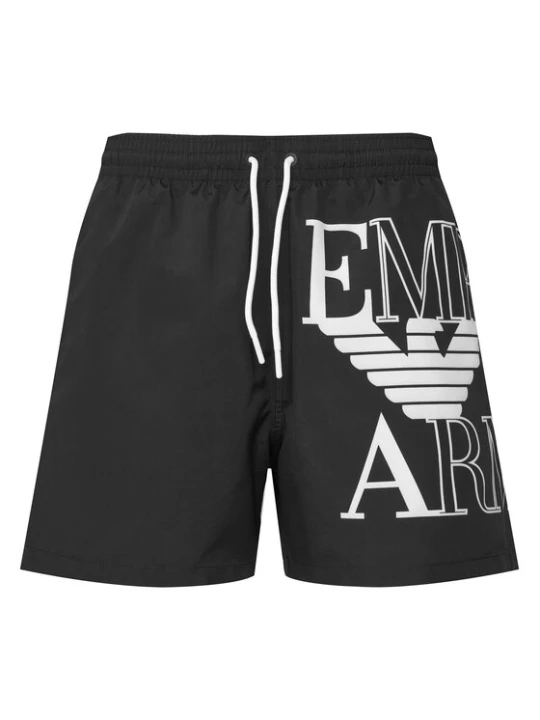 Zdjęcie produktu Emporio Armani Szorty kąpielowe EM000583 AF20434 UC001 Czarny Regular Fit