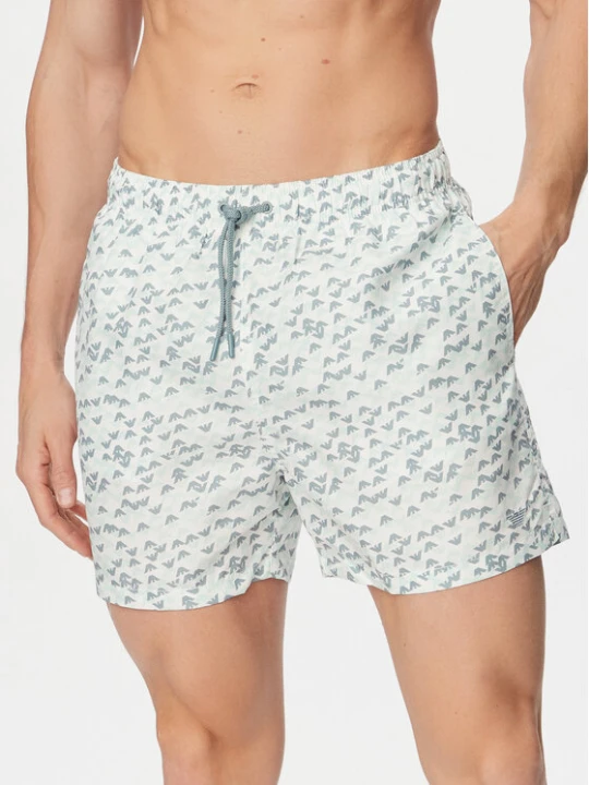 Zdjęcie produktu Emporio Armani Szorty kąpielowe EM000583 AF20440 F0027 Niebieski Regular Fit