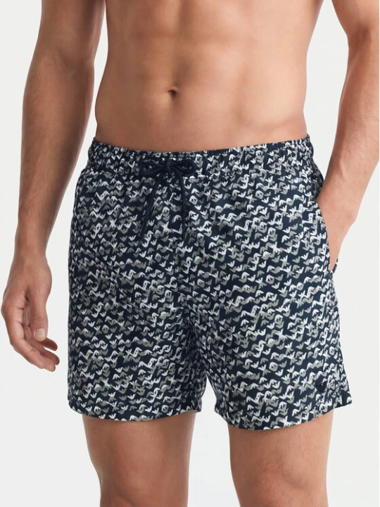 Zdjęcie produktu Emporio Armani Szorty kąpielowe EM000583 AF20440 FB356 Granatowy