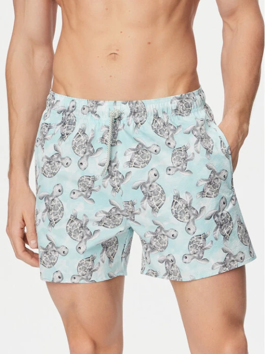 Zdjęcie produktu Emporio Armani Szorty kąpielowe EM000583 AF20447 F9045 Niebieski Regular Fit