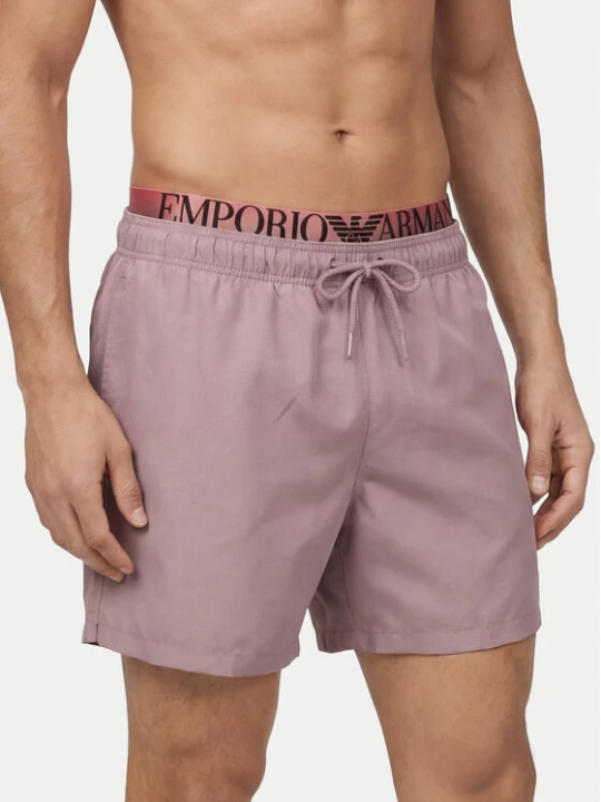 Zdjęcie produktu Emporio Armani Szorty kąpielowe EM000686 AF20432 UA269 Różowy