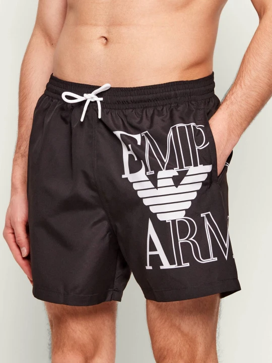 Zdjęcie produktu Emporio Armani Szorty kąpielowe | Regular Fit czarny