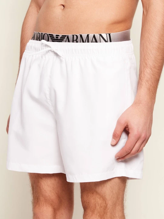 Zdjęcie produktu Emporio Armani Szorty kąpielowe | Regular Fit biały