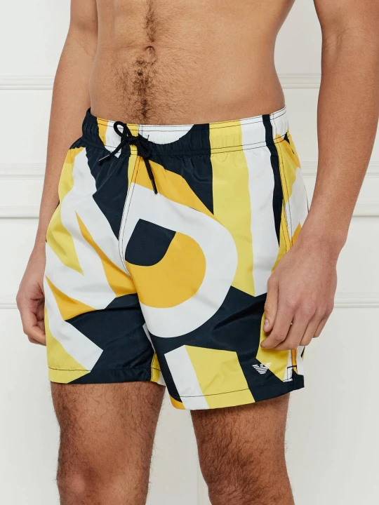 Zdjęcie produktu Emporio Armani Szorty kąpielowe | Regular Fit żółty
