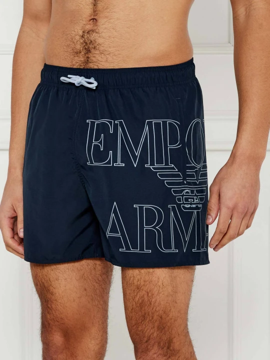 Zdjęcie produktu Emporio Armani Szorty kąpielowe | Regular Fit granatowy