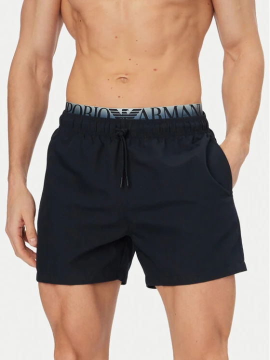 Zdjęcie produktu Emporio Armani Szorty sportowe EM000686 AF20432 UB102 Granatowy Regular Fit