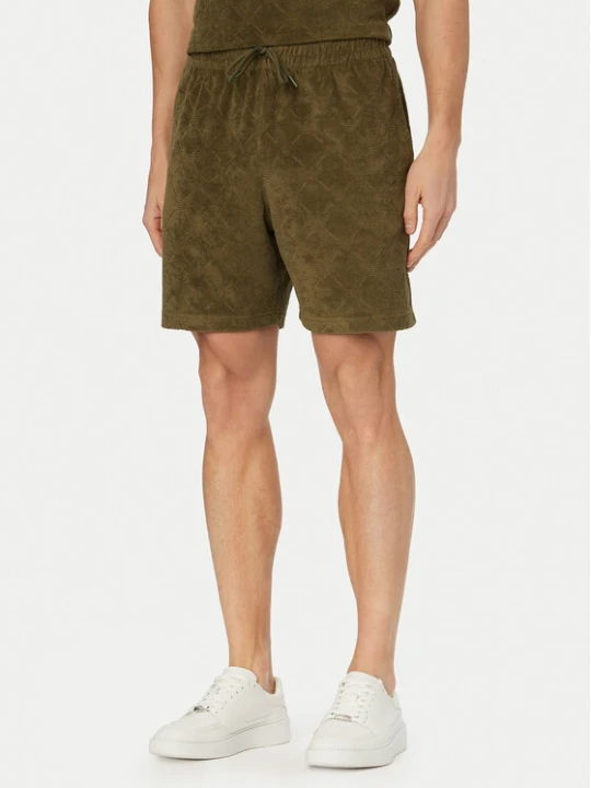 Zdjęcie produktu Emporio Armani Szorty sportowe EM000695 AF20449 F7014 Zielony Regular Fit