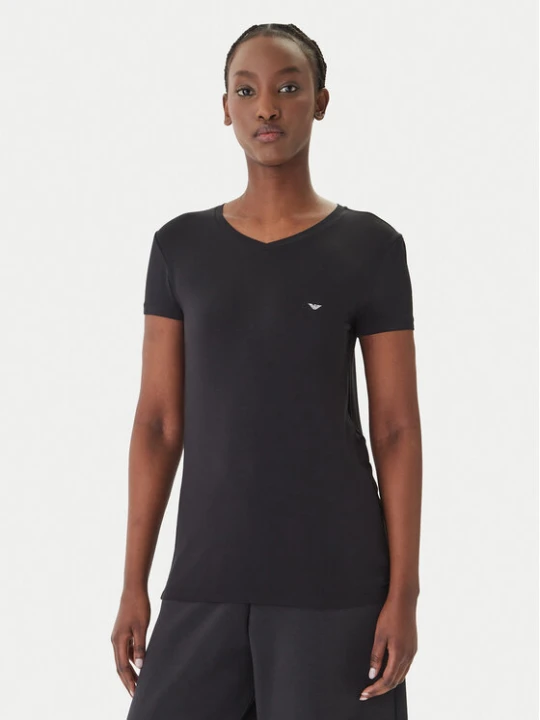 Zdjęcie produktu Emporio Armani T-Shirt EW000409 AF19024 UC001 Czarny Regular Fit