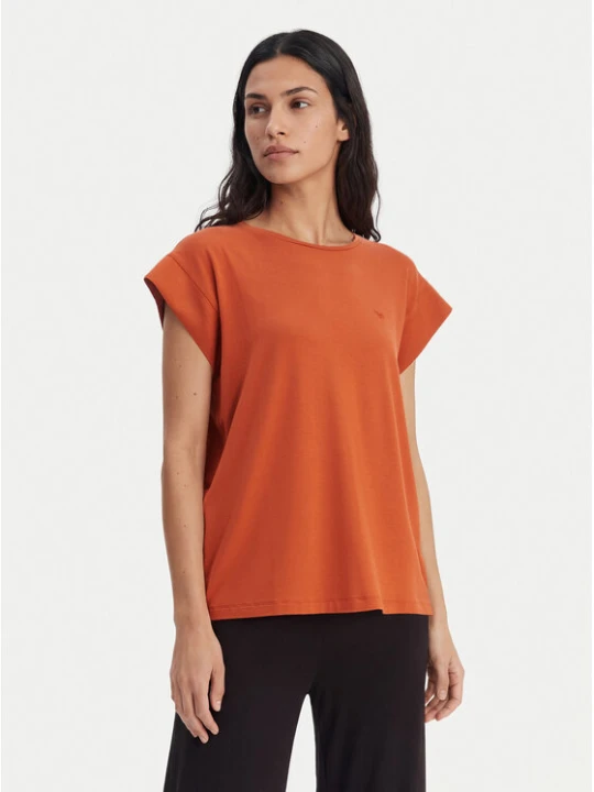 Zdjęcie produktu Emporio Armani T-Shirt EW003407 AF20240 U4098 Czerwony Regular Fit