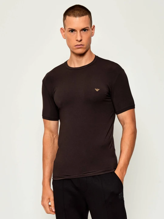 Zdjęcie produktu Emporio Armani T-shirt | Fitted fit brązowy