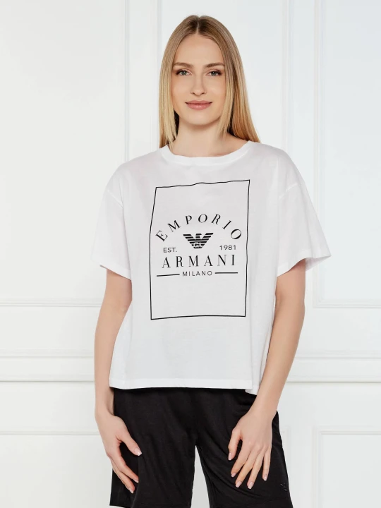 Zdjęcie produktu Emporio Armani T-shirt | Loose fit biały