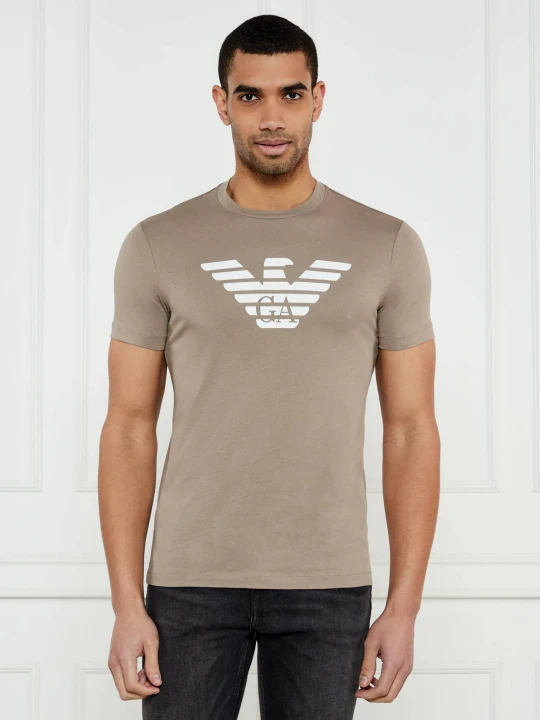 Zdjęcie produktu Emporio Armani T-shirt | Regular Fit beżowy