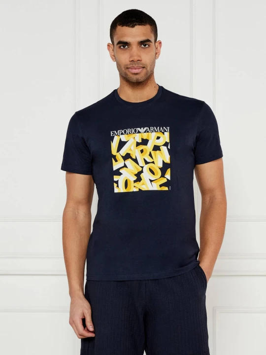 Zdjęcie produktu Emporio Armani T-shirt | Regular Fit granatowy