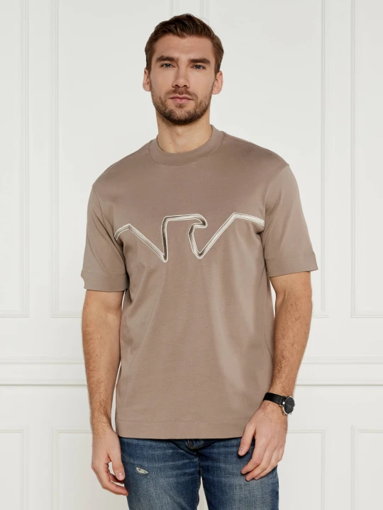 Zdjęcie produktu Emporio Armani T-shirt | Regular Fit beżowy