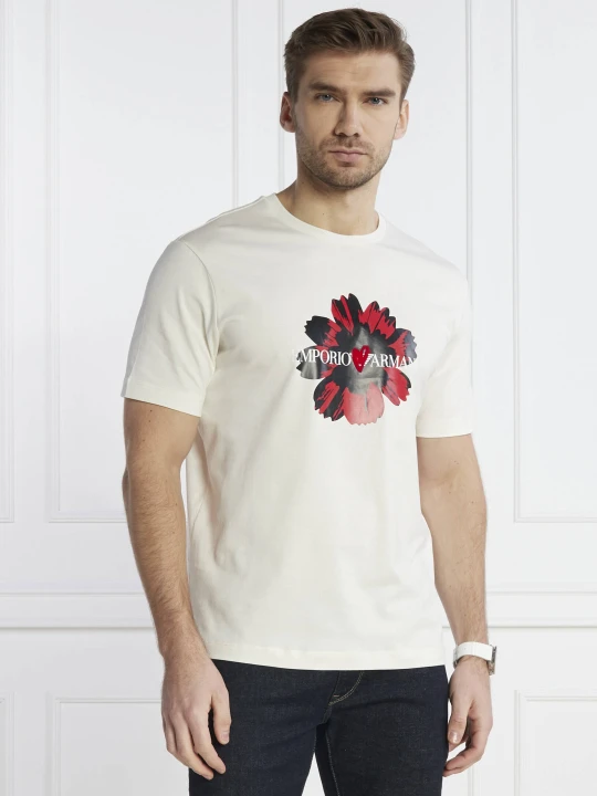 Zdjęcie produktu Emporio Armani T-shirt | Regular Fit ecru