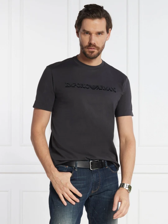 Zdjęcie produktu Emporio Armani T-shirt | Regular Fit grafitowy