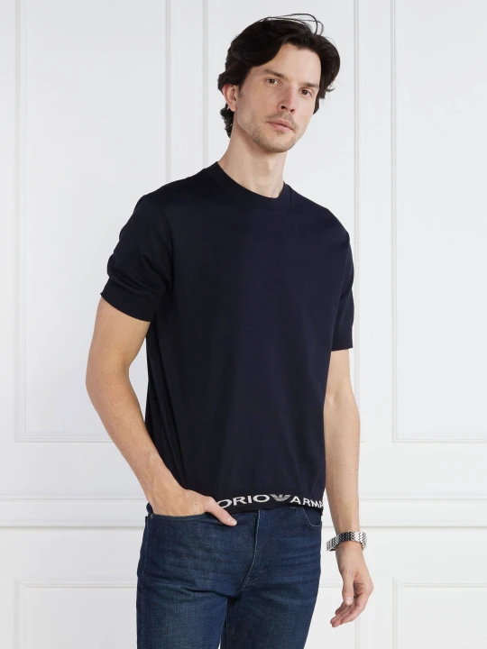 Zdjęcie produktu Emporio Armani T-shirt | Regular Fit granatowy