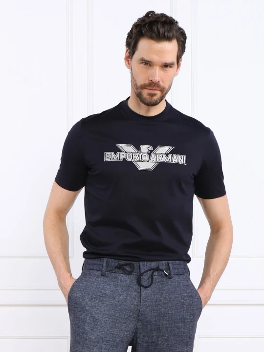 Zdjęcie produktu Emporio Armani T-shirt | Regular Fit granatowy