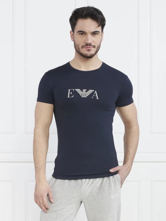 Zdjęcie produktu Emporio Armani T-shirt | Regular Fit granatowy