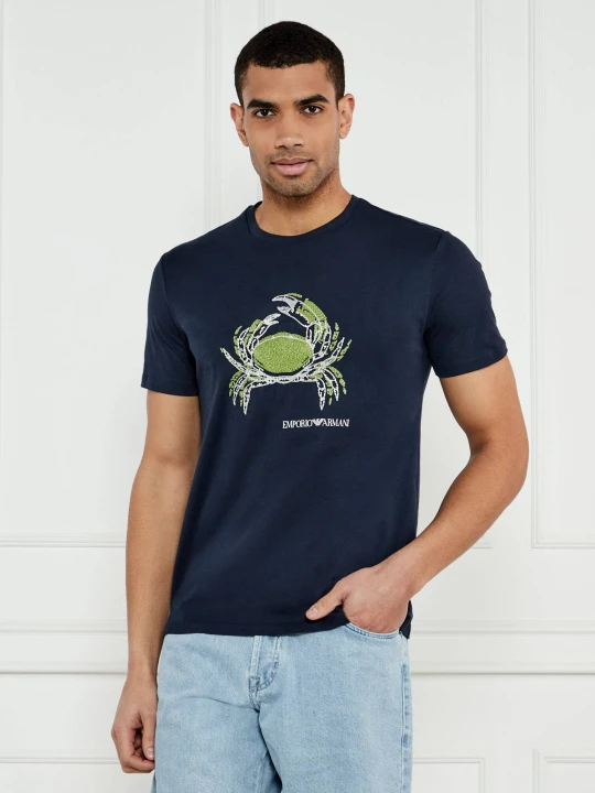 Zdjęcie produktu Emporio Armani T-shirt | Regular Fit granatowy