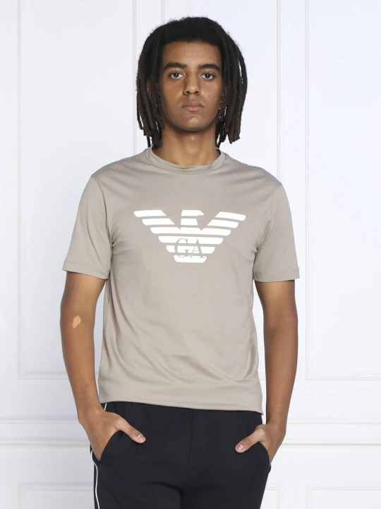 Zdjęcie produktu Emporio Armani T-shirt | Regular Fit beżowy