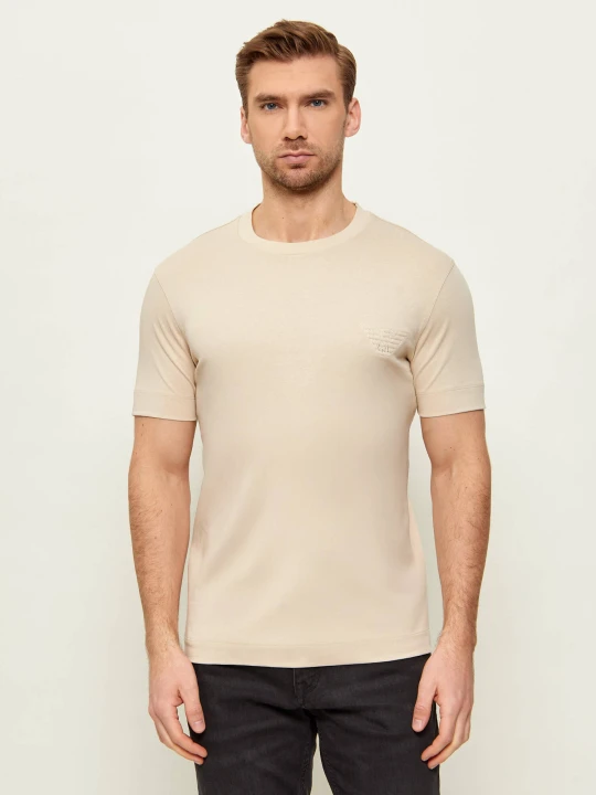 Zdjęcie produktu Emporio Armani T-shirt | Slim Fit beżowy
