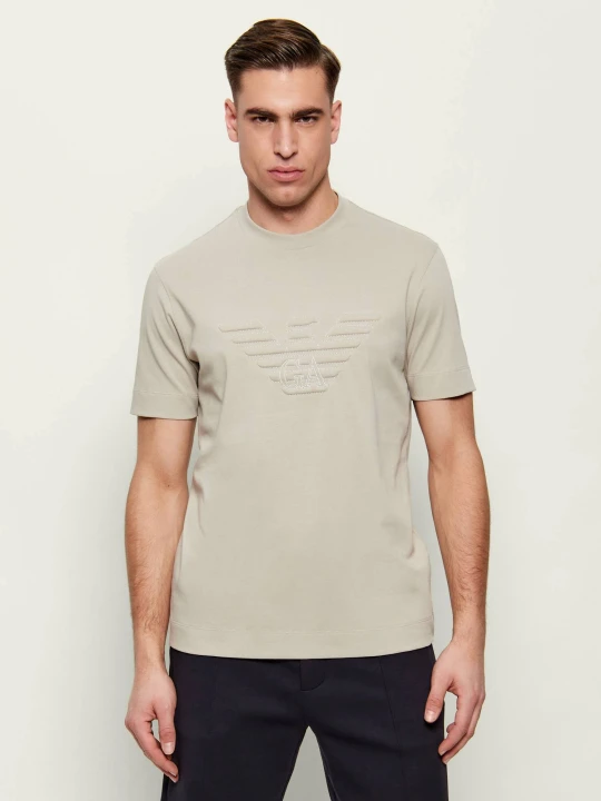 Zdjęcie produktu Emporio Armani T-shirt | Slim Fit beżowy