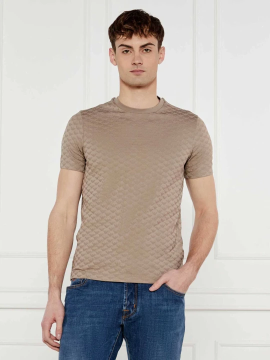 Zdjęcie produktu Emporio Armani T-shirt | Slim Fit beżowy