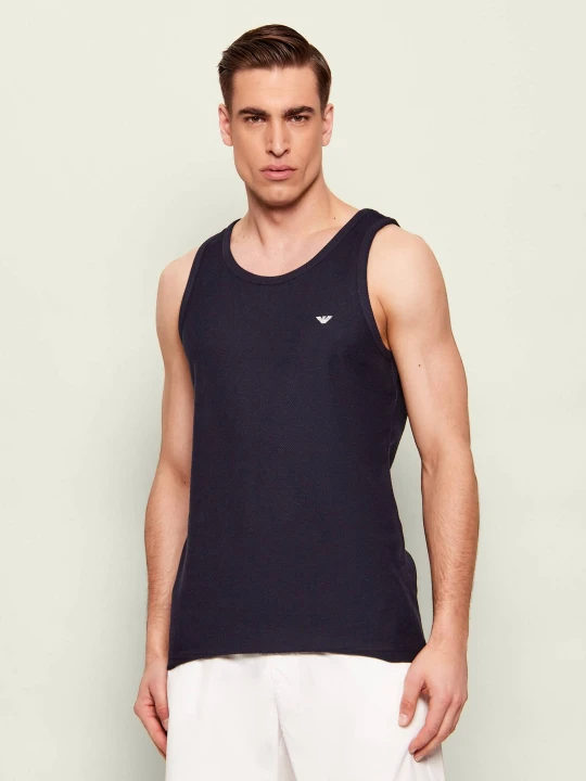 Zdjęcie produktu Emporio Armani Tank top | Regular Fit granatowy