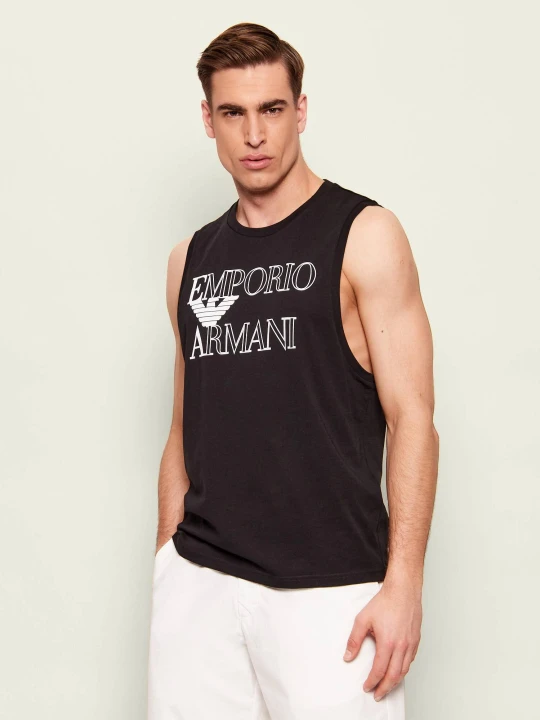 Zdjęcie produktu Emporio Armani Tank top | Regular Fit czarny