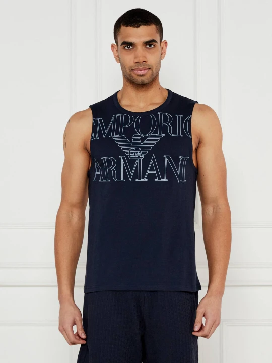 Zdjęcie produktu Emporio Armani Tank top | Regular Fit granatowy