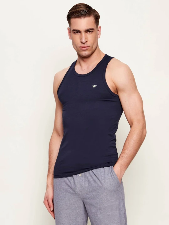 Zdjęcie produktu Emporio Armani Tank top | Slim Fit granatowy