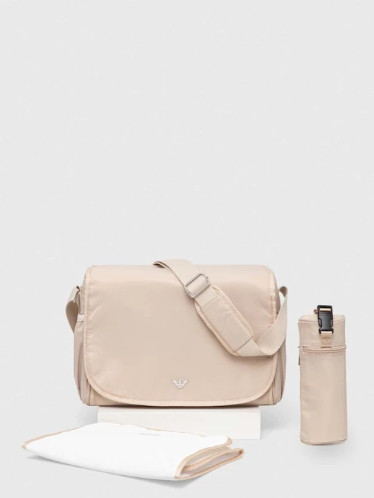 Zdjęcie produktu Emporio Armani torba do wózka z funkcją przewijania beżowy