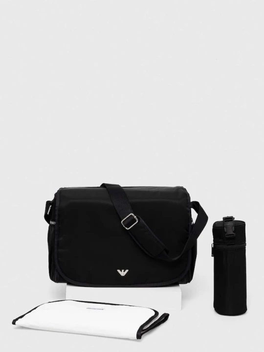 Zdjęcie produktu Emporio Armani torba do wózka z funkcją przewijania czarny