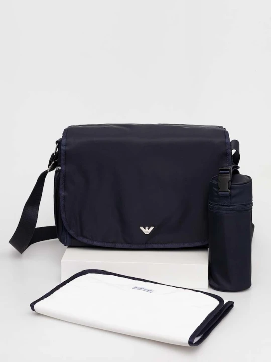Zdjęcie produktu Emporio Armani torba do wózka z funkcją przewijania granatowy