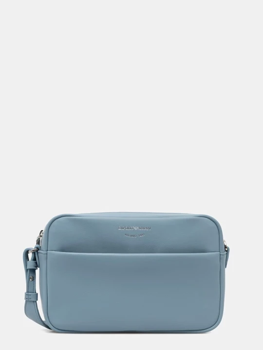 Zdjęcie produktu Emporio Armani torebka crossbody damska skórzana niebieski