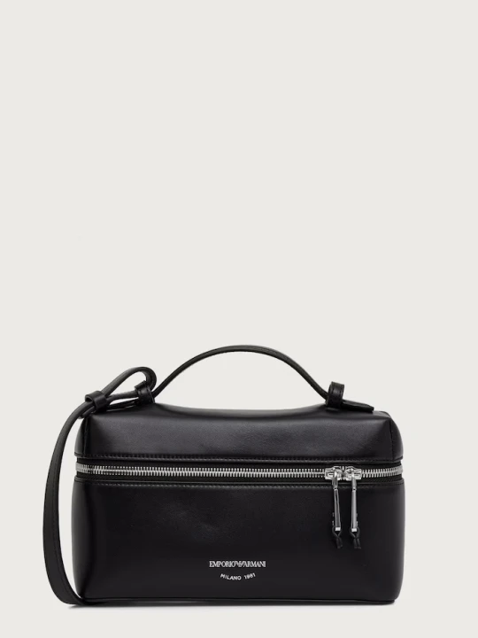 Zdjęcie produktu Emporio Armani torebka damska skórzana czarny