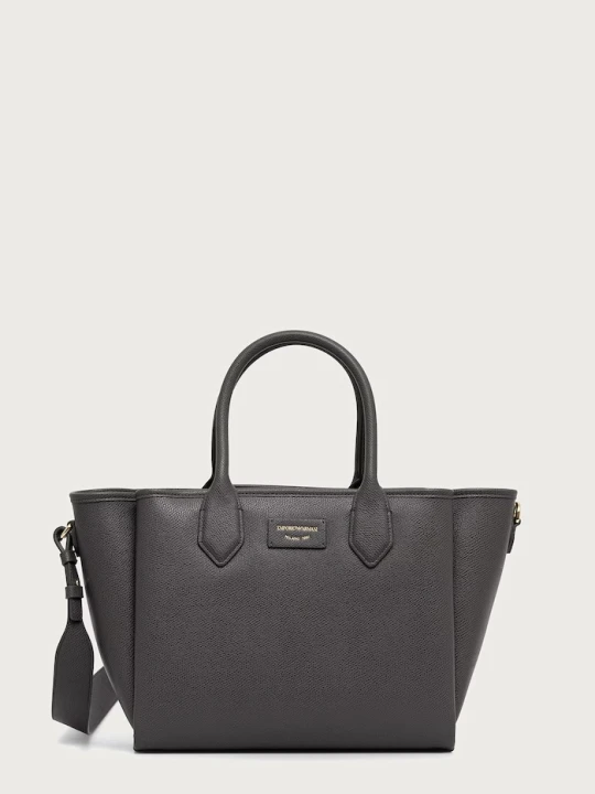 Zdjęcie produktu Emporio Armani torebka damska z imitacji skóry szary