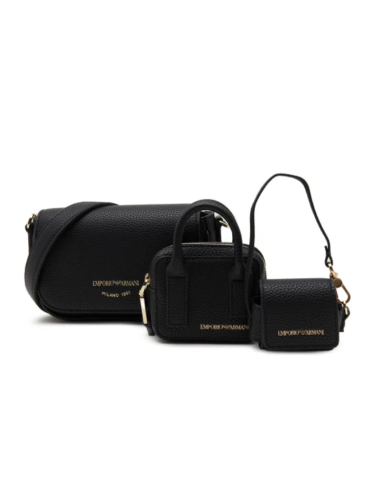 Zdjęcie produktu Emporio Armani Torebka na ramię + saszetki czarny